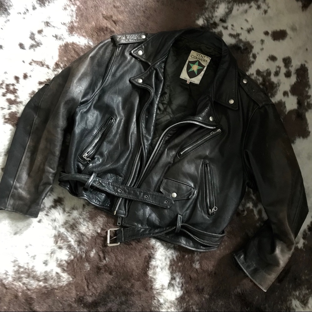 Vintage leather jacket